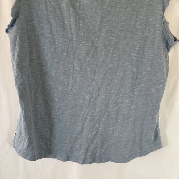 Toad and Co Tank Top Women's XL Blue Round Neck Organic Cotton Soft Pullover - Picture 11 of 11